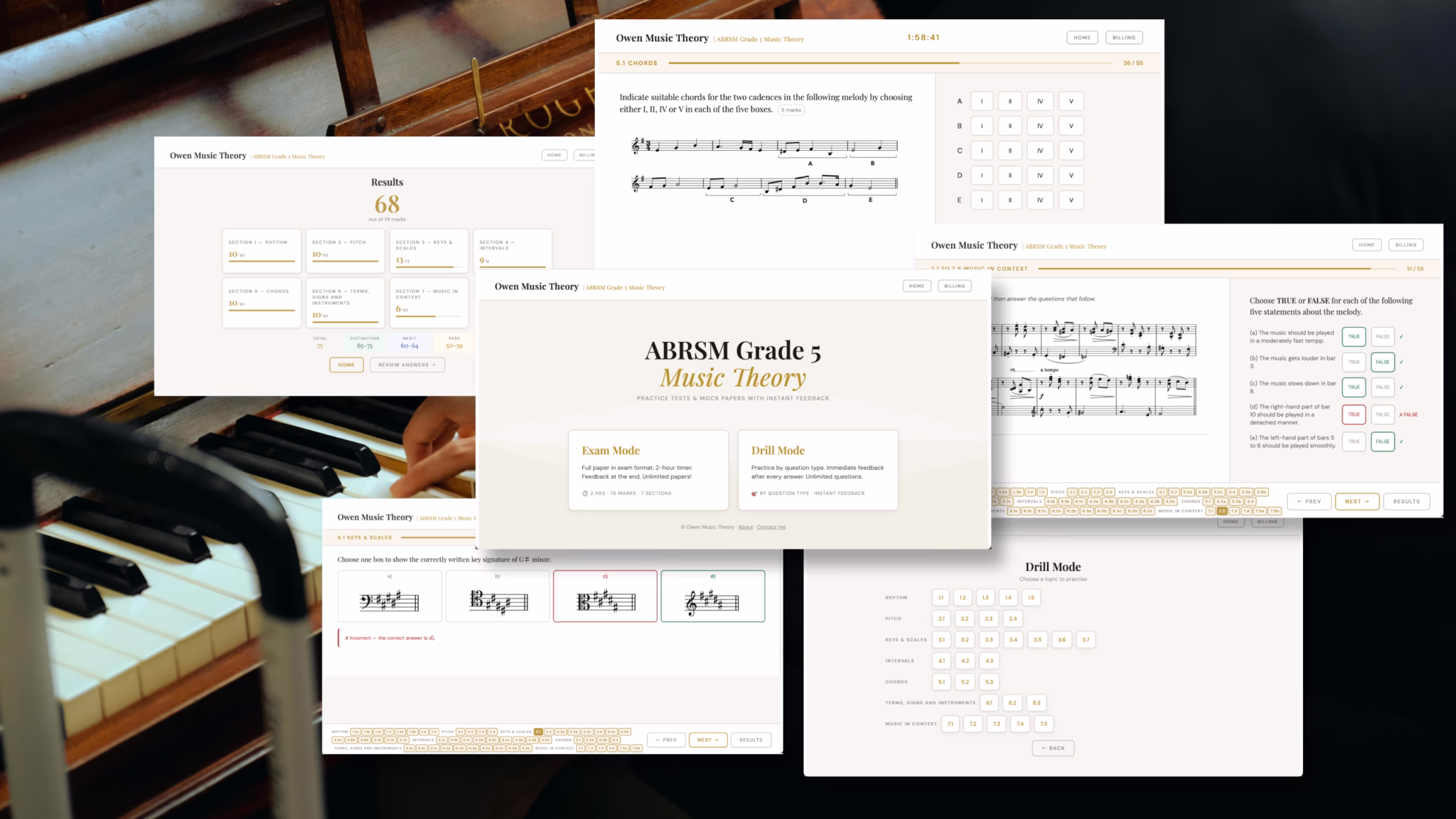 abrsm grade 5 music theory free exam papers