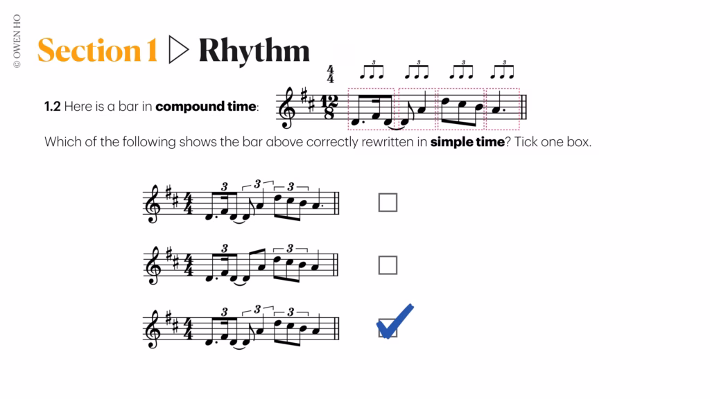 compound time to simple time example
