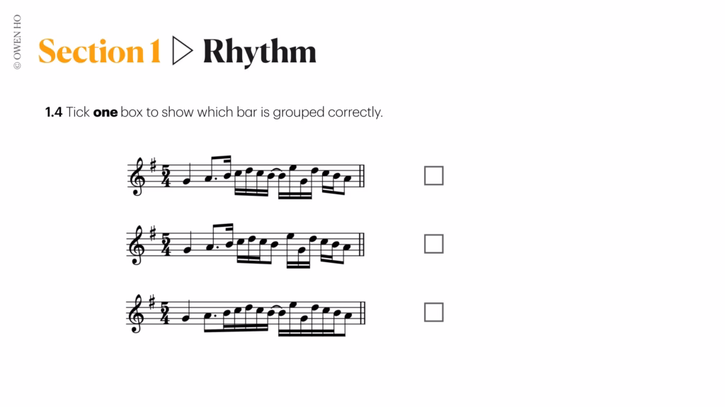 abrsm music theory note grouping