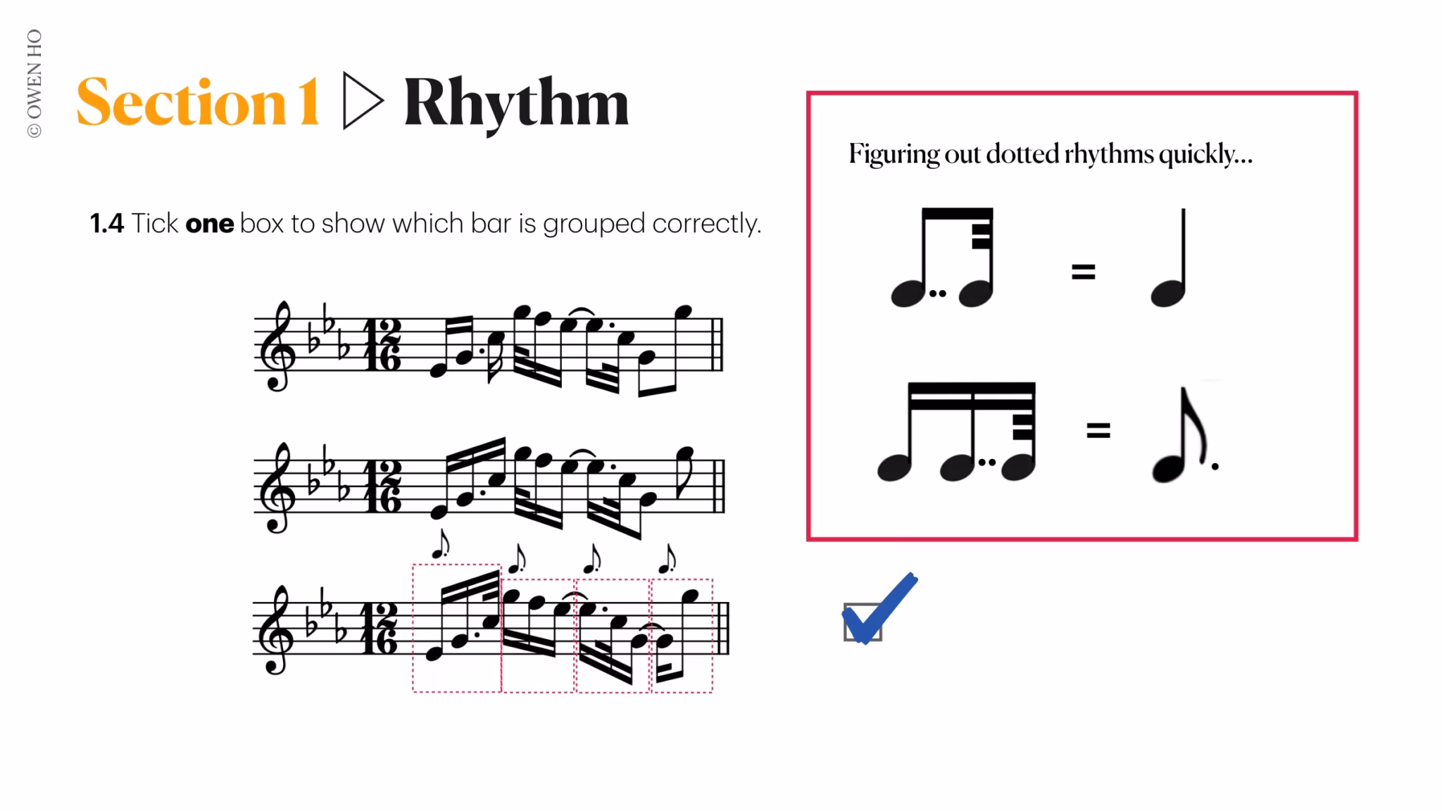 grouping of notes in 12/16 time