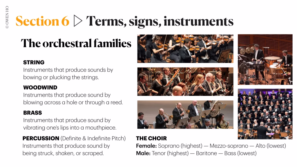 orchestral instruments